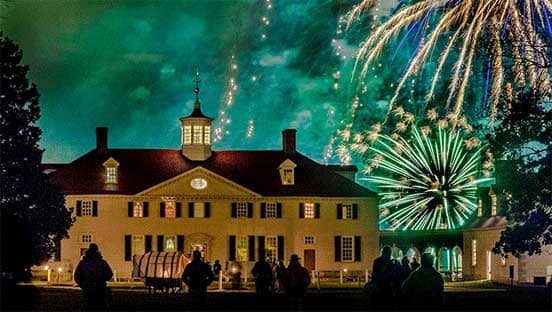 Photo of Fireworks at Mount Vernon Photo of Fireworks at Mount Vernon