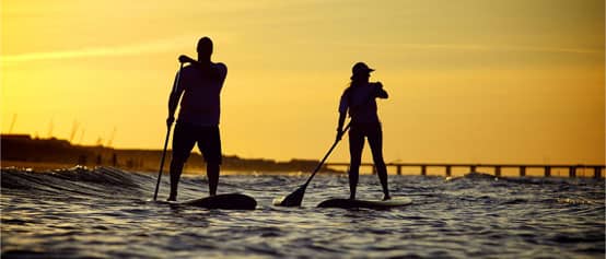A Photo of Paddle Boarding in Virginia Beach A Photo of Paddle Boarding in Virginia Beach
