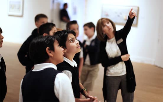 Image of a Student Tour at Laguna Art Museum Image of a Student Tour at Laguna Art Museum